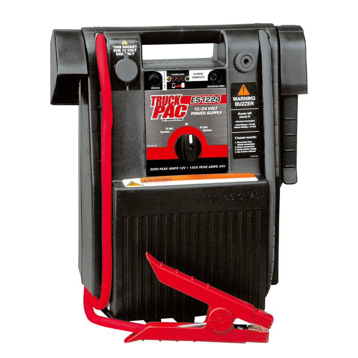 Clore Automotive LLC Booster Pac Truck Pac Es Series Es1224 Heavy-Duty JumpStarter With Power Suppl