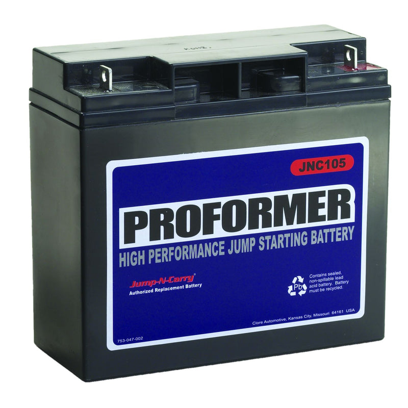 JNC105 Replacement Battery for Jump-N-Carry Units, Part Number JNC105