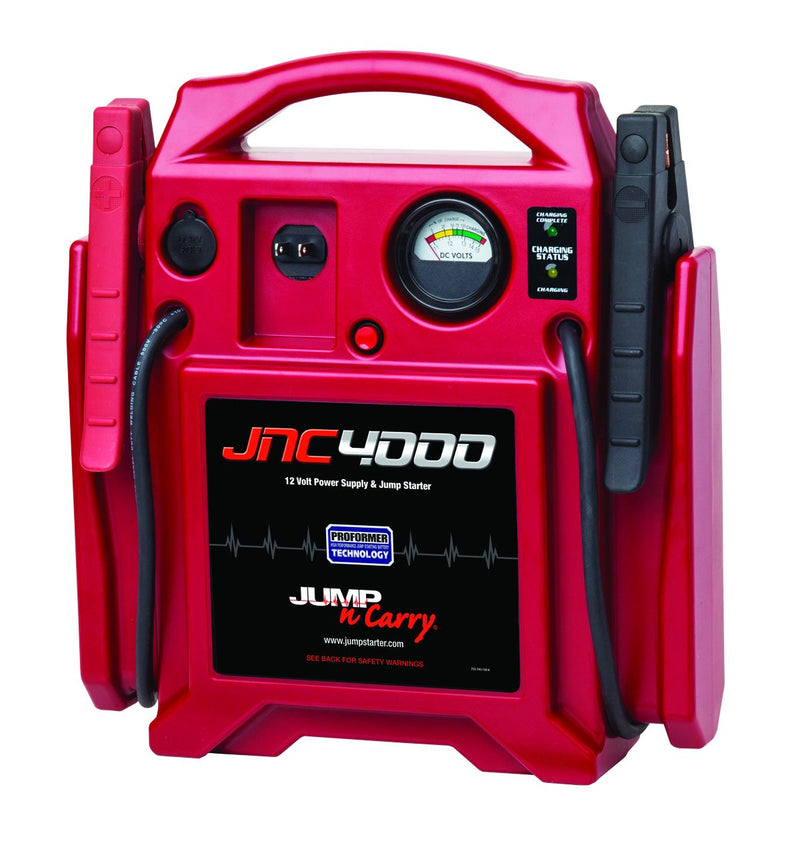 JNC4000 1100 Peak Amp 12 Volt Jump Starter with Built-In Charger