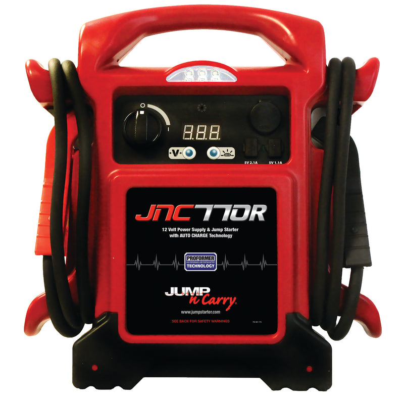 Clore Automotive LLC Booster Pac JumpN Carry Jnc770R JumpStarter, Automatic, Clore Proformer Batter