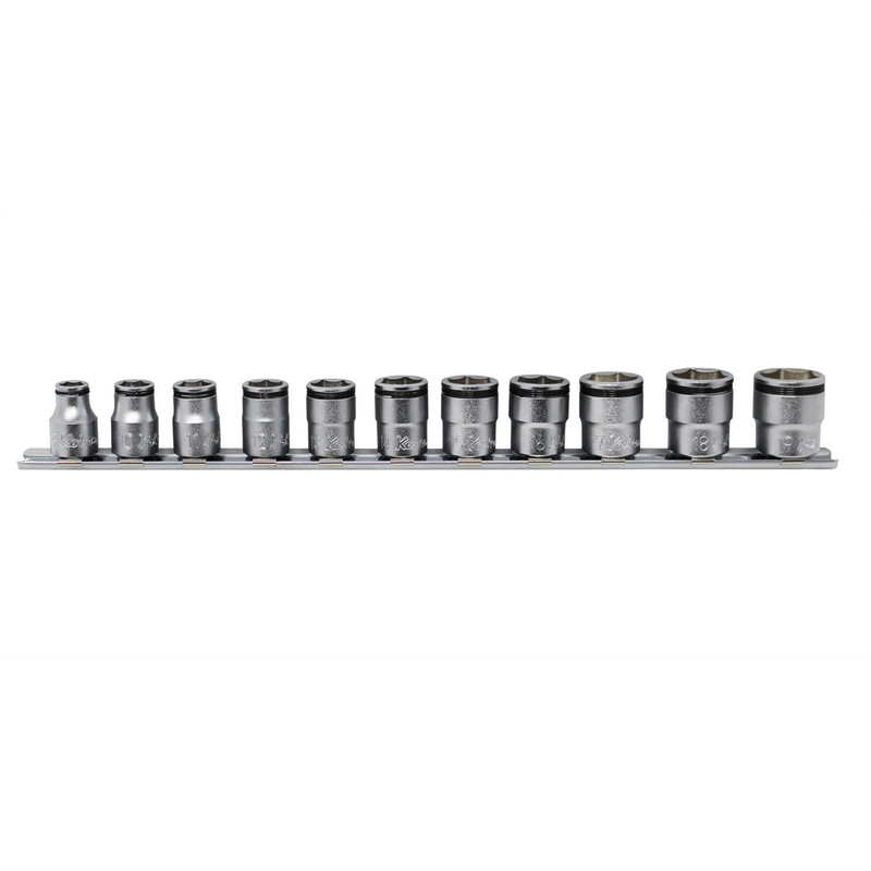 3/8 Sq Dr NUT GRIP Socket Set 8mm-19mm - 11 piece - RS3450M/11