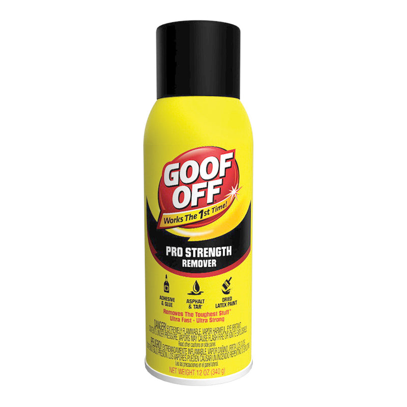 Klean-Strip Automotive Klean-Strip Goof Off FG658 Pro Strength Adhesive Remover, 12 oz Aerosol Can,