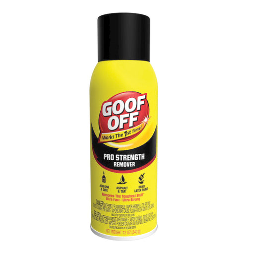 Klean-Strip Automotive Klean-Strip Goof Off FG658 Pro Strength Adhesive Remover, 12 oz Aerosol Can,