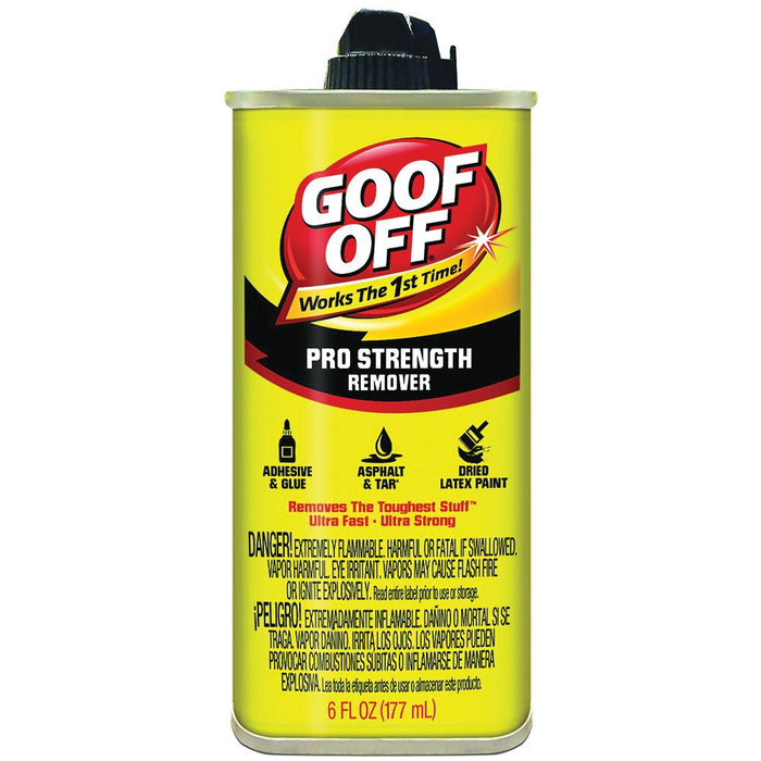 Klean-Strip Automotive Klean-Strip Goof Off FG661 Pro Strength Adhesive Remover, 6 oz Non Aerosol Ca