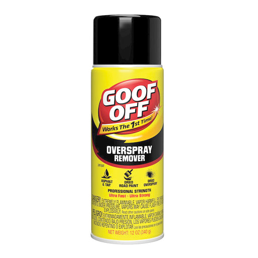 Klean-Strip Automotive Klean-Strip Goof Off FG821 Overspray Remover, 12 oz Aerosol Can, Liquid