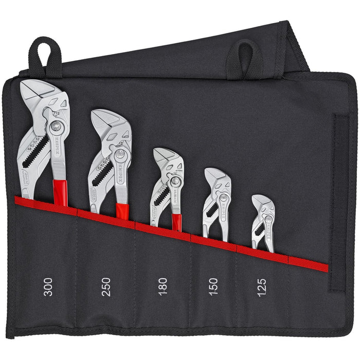 Knipex Tools 5 Pc. Pliers Wrench Set in a Tool Roll