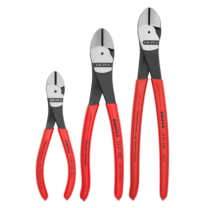 Knipex Tools 3 Pc High Leverage Diametergonal Cutter Set3 Pc High Leverage Diametergonal Cutt