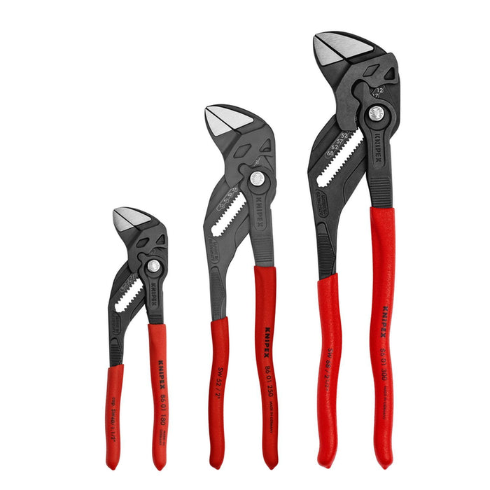Knipex Tools 3 Pc Black Pliers Wrench Set