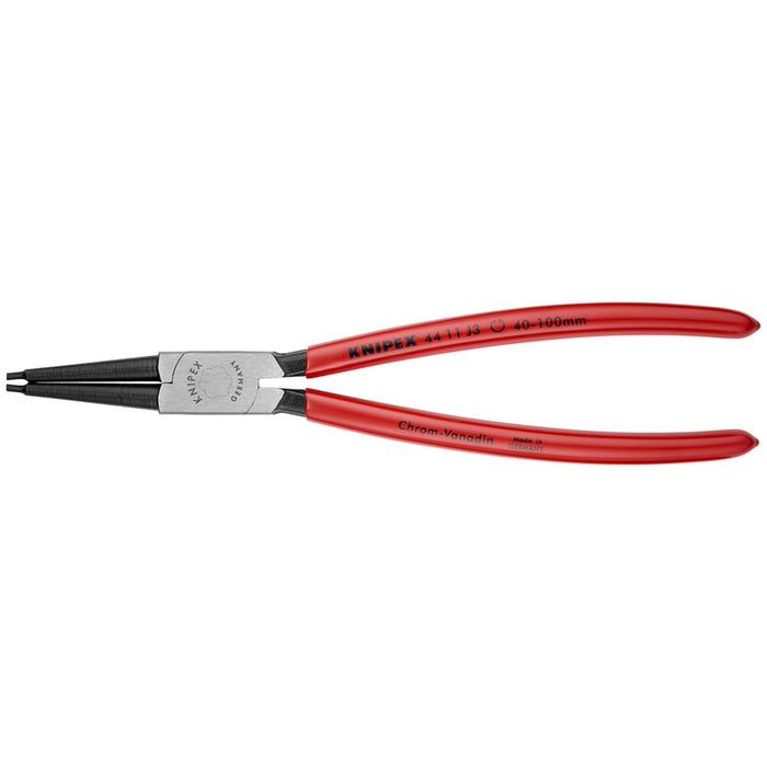 Knipex Tools Int Snap Ring Pliers-Forged Tips, 9", Plastic, 3/32" Tips, Bulk