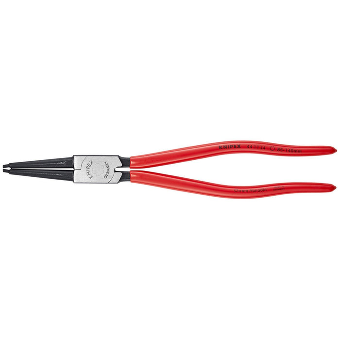 Knipex Tools Int Snap Ring Pliers-Forged Tips, 12.5", Plastic, 1/8" Tips