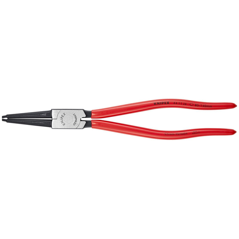 Knipex 4411J4 Internal Snap Ring Pliers Forged 12.5" Jaws with 1/8" Non-Slip Tips for 3