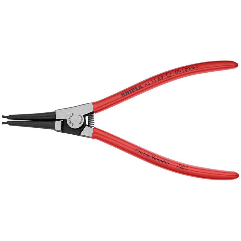 External Snap Ring Pliers 8.25" with Forged 3/32" Tips, Bulk, Part 4611A3