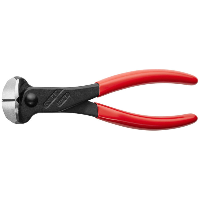 Knipex Tools End Cutting Nippers, 7.25", Plastic, Polished