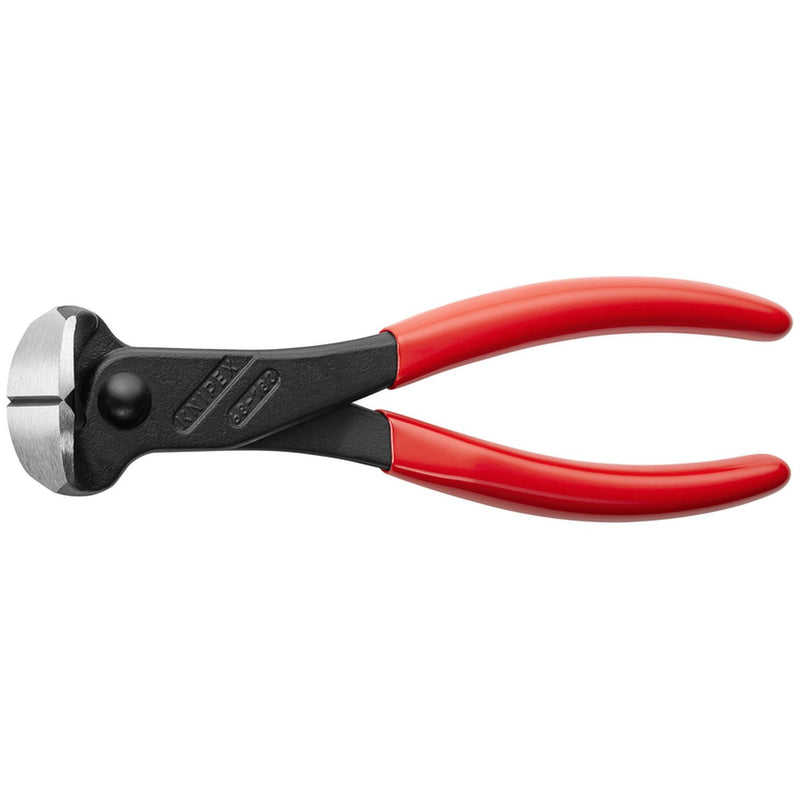 Knipex 6801180 End Cutting Nippers 7.25" Plastic Polished - high-grade tool steel, induction