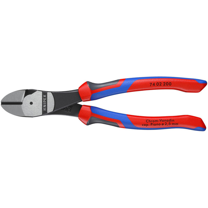 Knipex Tools High Leverage Diagonal Cutters, 8", Comfort Grip, Bulk