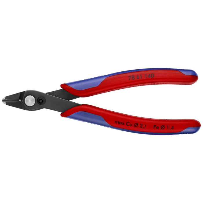 Knipex Tools Electronics Super Knips XL, 5.5", Comfort Grip, Flush Cut, Bulk