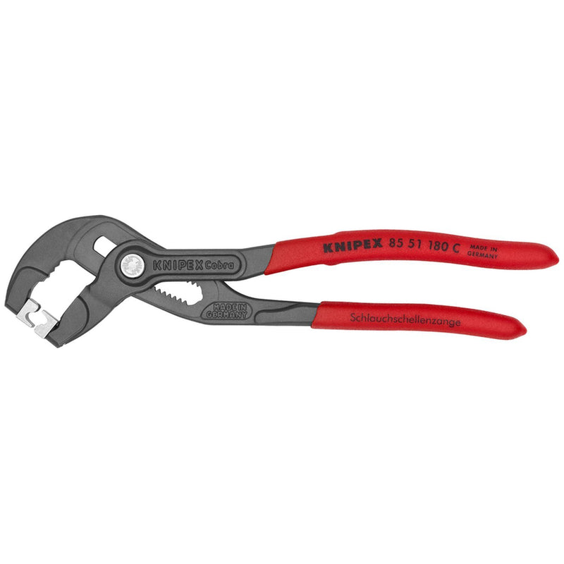 Hose Clamp Pliers for Click Clamps, 7.25", Non-Slip Plastic, Bulk