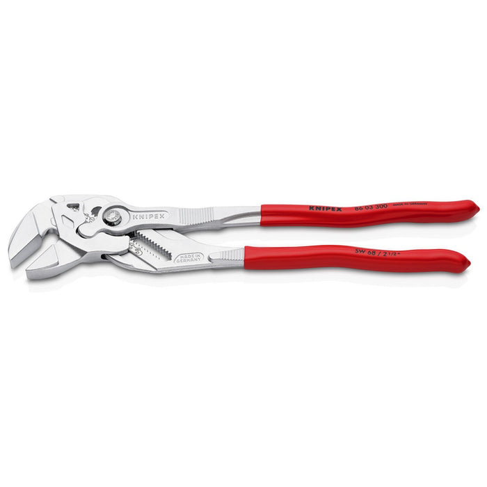 Knipex Tools Pliers Wrench, 12", Plastic Coating, Bulk