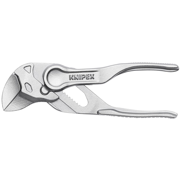 Knipex Tools Pliers Wrench XS, 4", Bare Handles, Embossed, Bulk