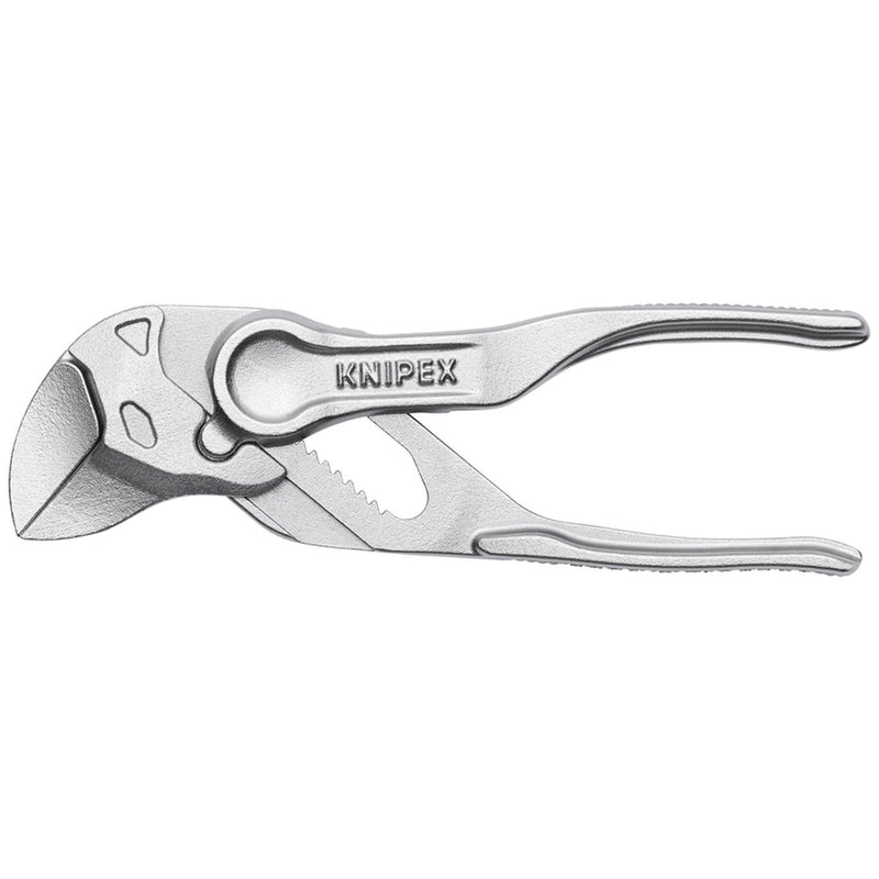 Knipex 8604100 Pliers Wrench XS, 4 in Bare Handles with Textured Grip