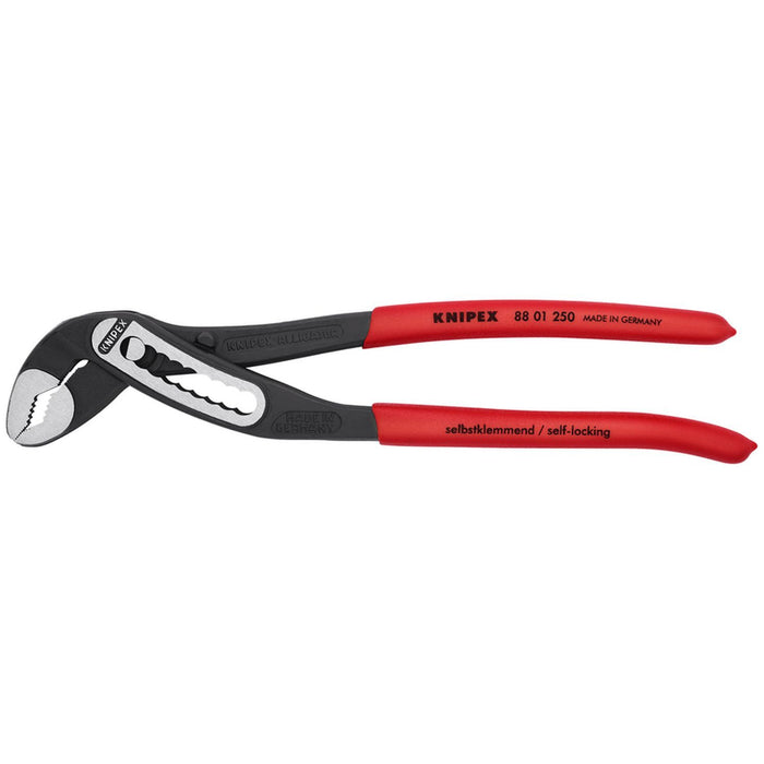 Knipex Tools Alligator Water Pump Pliers, 10", Non-Slip Plastic, Bulk