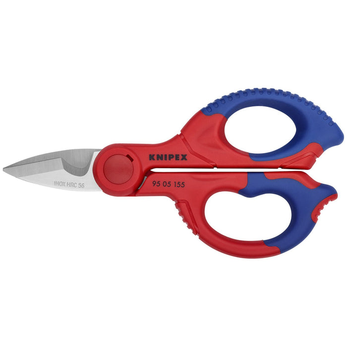 Knipex Tools Electricians' Shears, 6", Comfort Grip, Fiberglass Reinforced Plastic