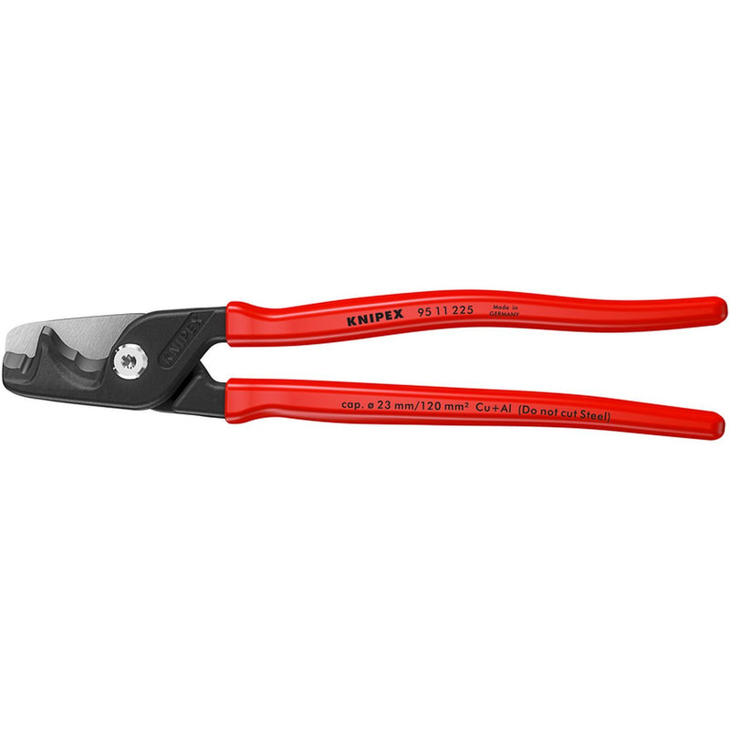 Knipex 9511225 StepCut XL 9-in Cable Shears with Plastic Coating