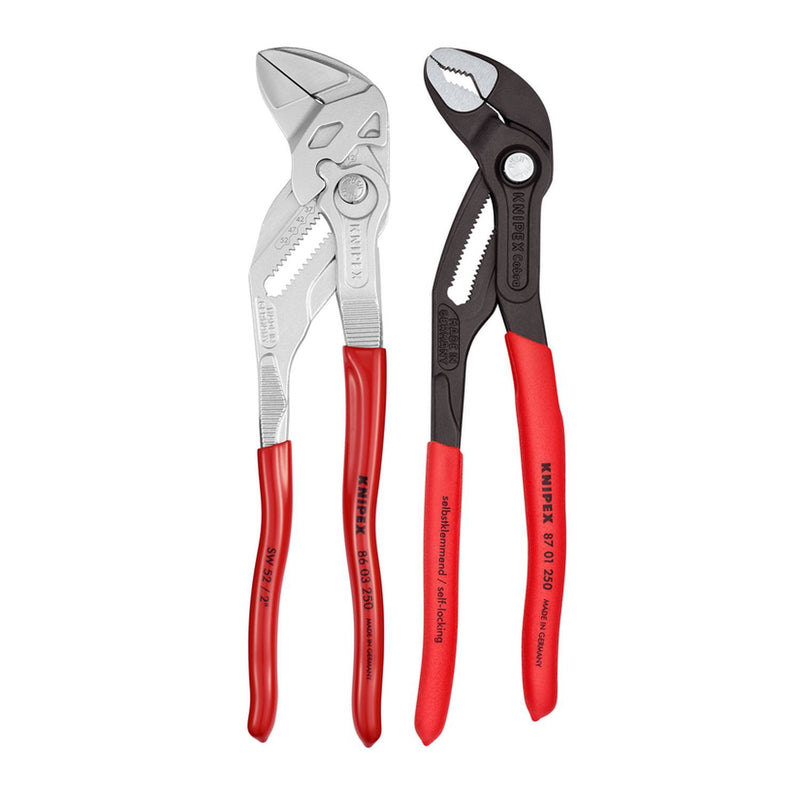 2 Pc 10" Cobra Water Pump and Pliers Wrench Set
