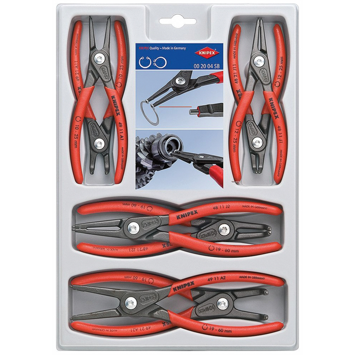 Knipex Tools 8 Pc. Precision Circlip Pliers Set — view 2