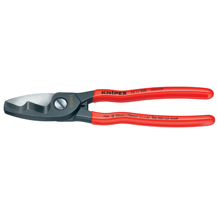 Knipex Tools Cable Shearer w/ Twin Cutting Edge