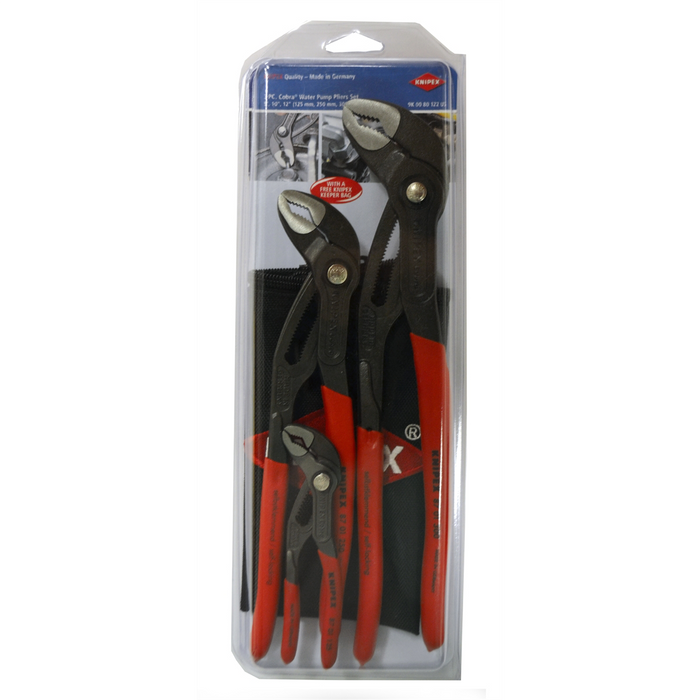 Knipex Tools "3 Pc Cobra Set W/ Keeper