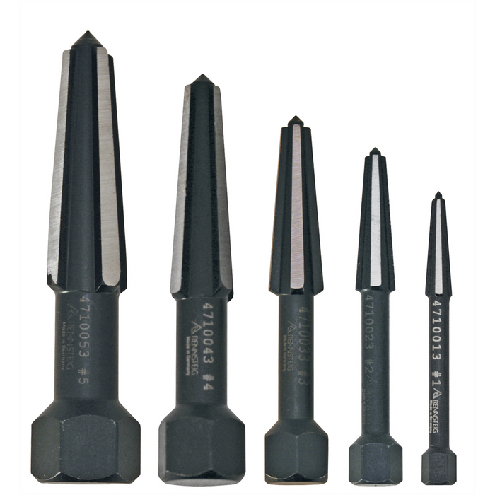 Knipex Tools Rennsteig 5-Pc. Double Edge Screw Extractor set