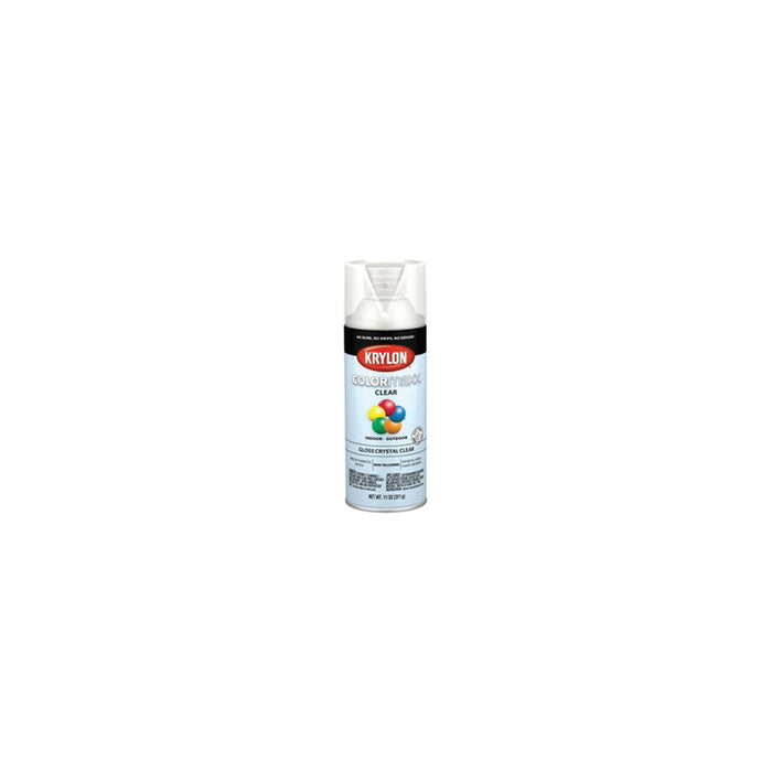 Krylon® COLORmaxx 5515 Crystal Clear Acrylic Spray Paint, 12 oz, Gloss