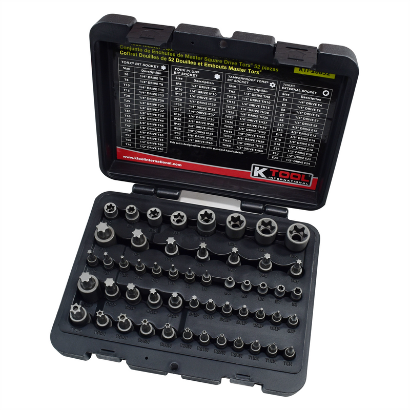 Master Torx Socket Set 52 Pieces