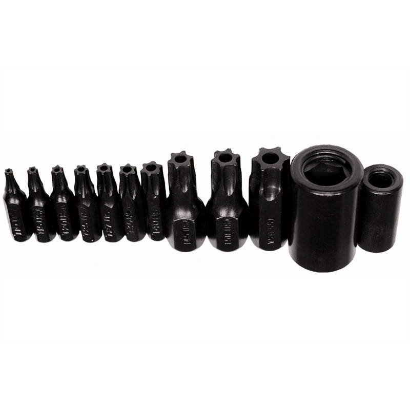 International Master Tamper Proof Torx Set 21500 T10-T55 with 1/4 in and 3/8 in drives