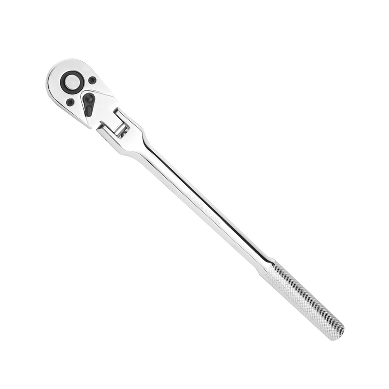 International Ratchet 22093 3/8" Drive Flex Head with Swivel and Chrome Finish