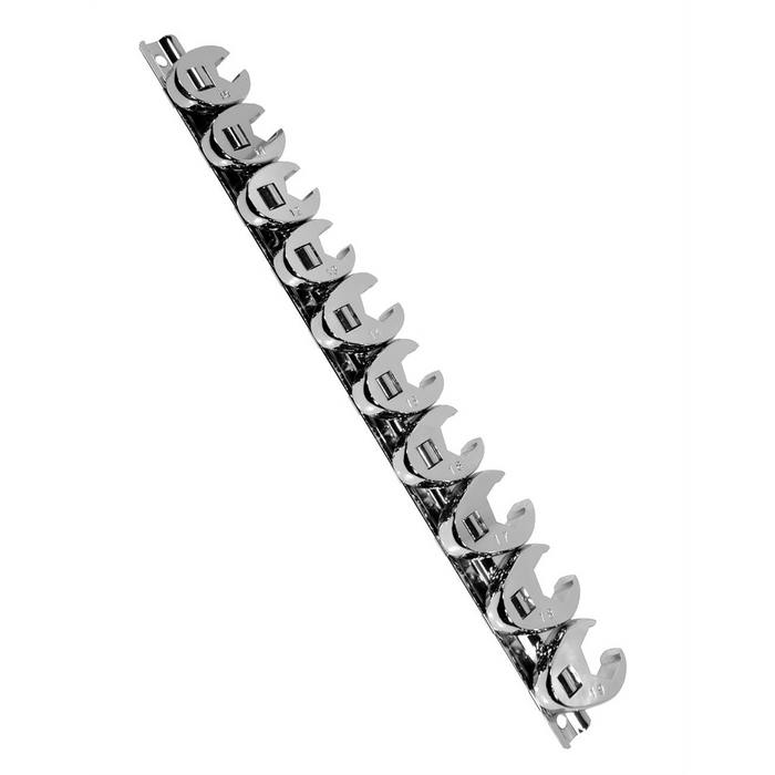 K Tool International Crowfoot Flare Nut Set Metric 10 Piece 3/8 Inch Drive
