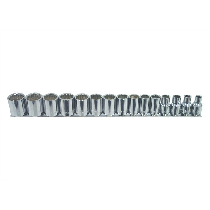 K Tool International SET 15PC 3/8DR MET 12PT