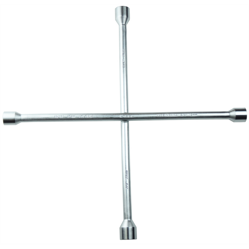 Lugnut Wrench 18" 4 Way SAE/Metric Combo