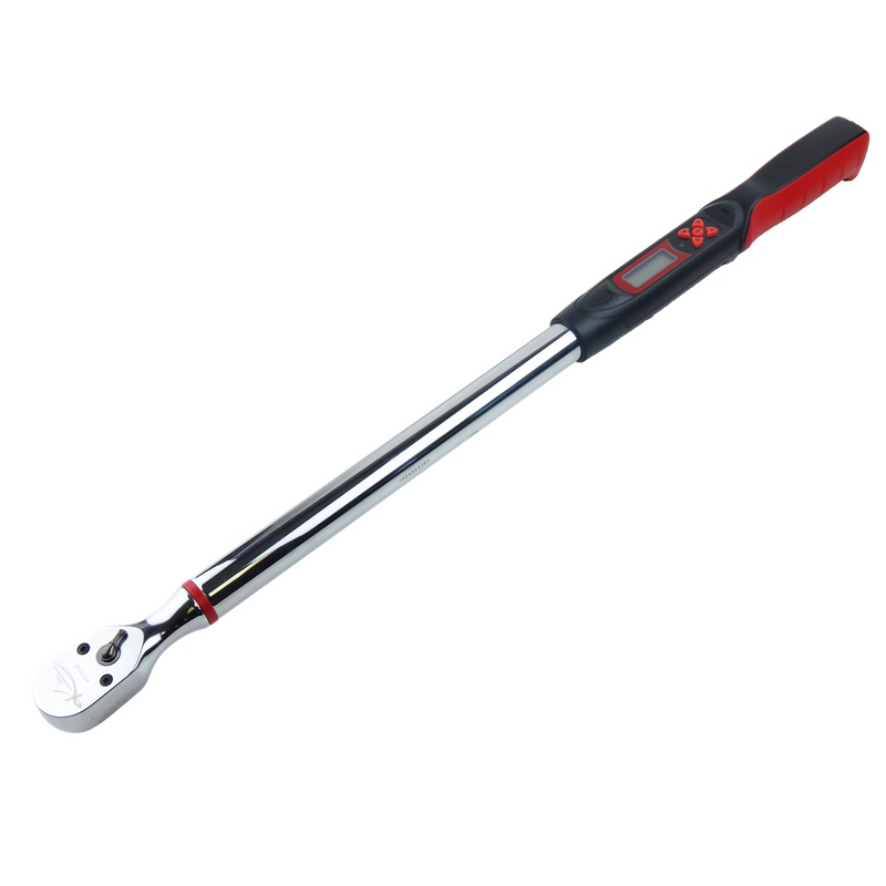 Digital 1/2" Drive Torque Wrench 72132, 20-250 ft-lb Range, Light and Alarm Indicators