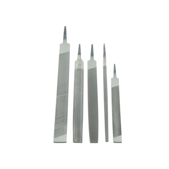 K Tool International 5-Piece Assorted Mill Cut Bastard File Set
