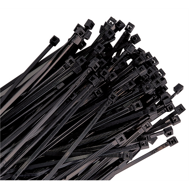 Cable Zip Tie 11 Inch Black 100/Pack 50 Pound Tensile