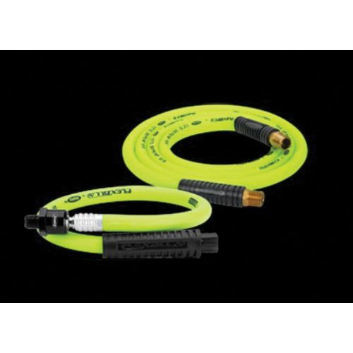 Legacy Manufacturing Flexzilla HFZ3802YW2B Lightweight Whip Air Hose, 3/8 in, 2 ft, Green