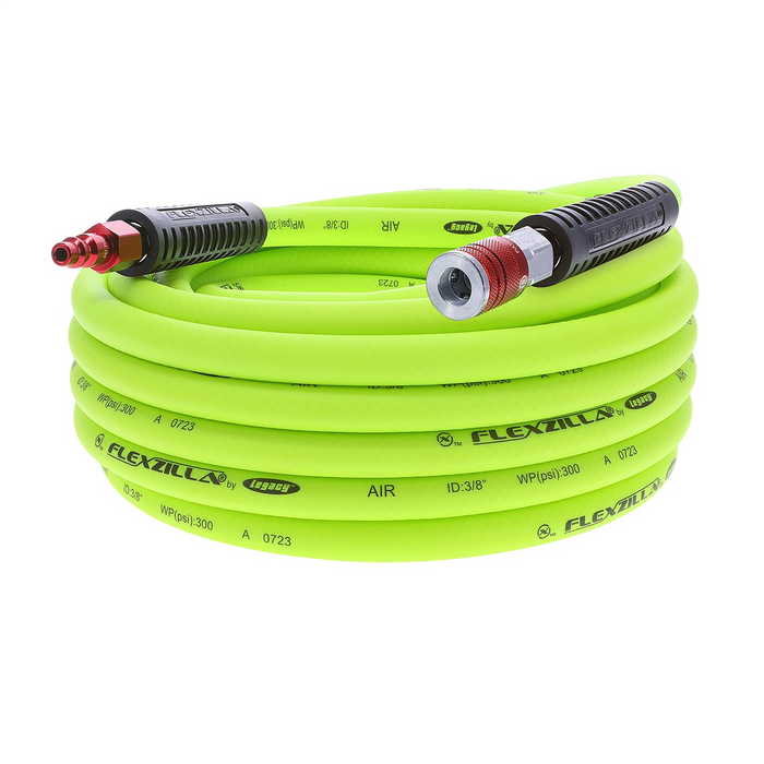 Legacy Manufacturing Co. Flexzilla 3 pc Air Hose Kit - 3/8" x 35' with ColorConnex Type D Red C