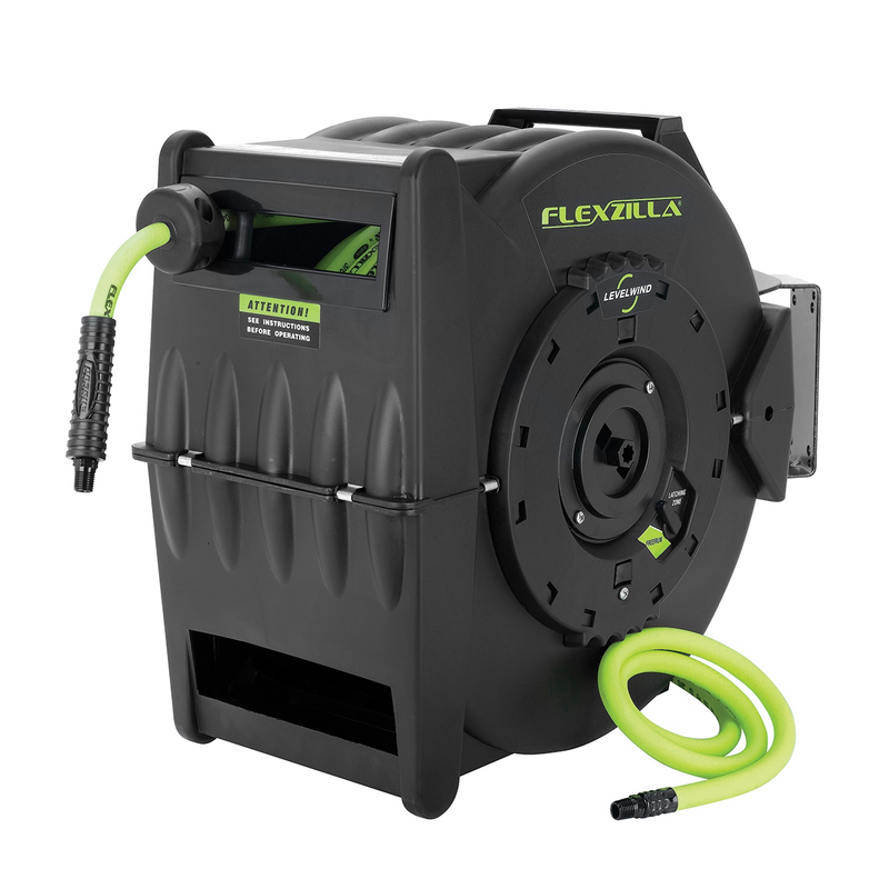 Levelwind 1/2in. x 50ft. retractable Flexzilla air