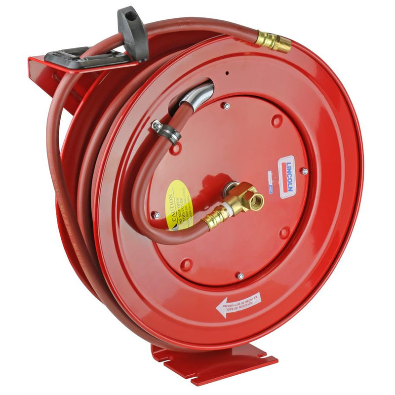 Lincoln B Series 83753 Hose Reel, 50 Ft Hose, 3/8 In Diameter Hose