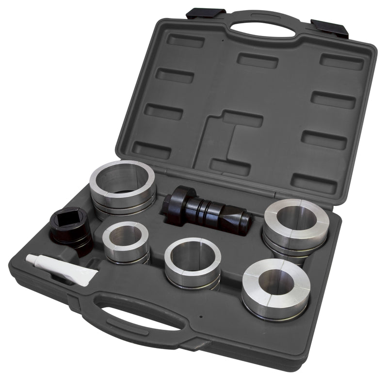 Pipe Stretcher Kit 17350 Expands 1⅝"-4¼" Pipes with Collet Sets, Adapters and Case