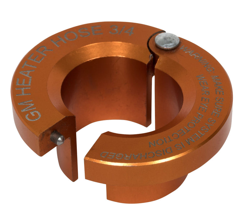LISLE GM 3/4 Heater Hose Disconnect 39190 – aluminum tool slides over fittings for easy release