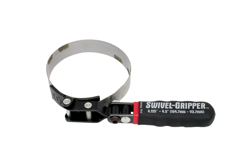 Large Swivel Gripper - Part 57040 - Stainless Steel Band, 180° Swivel Handle with Tension Nut
