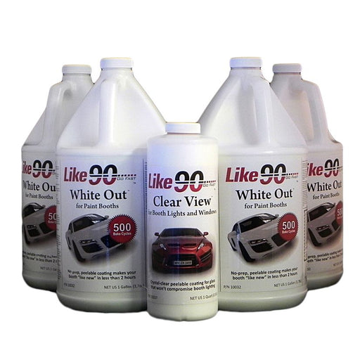 Like 90 Like90 White Out 10031 Peelable Booth Coating Kit